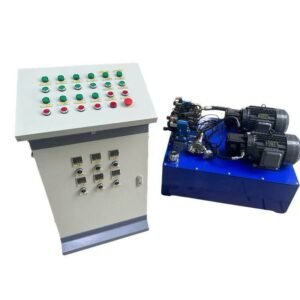 Automatic Production Line Hydraulic System with Dual 4kW Motors, Water Cooler, 200L Oil Tank and Electrical Control System