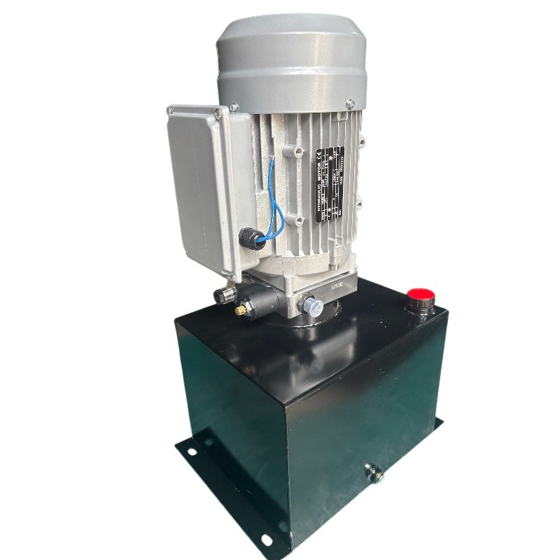 AC210V Hydraulic Power Unit with 15L Vertical Steel Reservoir, 16L/min Flow Rate, Custom Hydraulic Tank Available