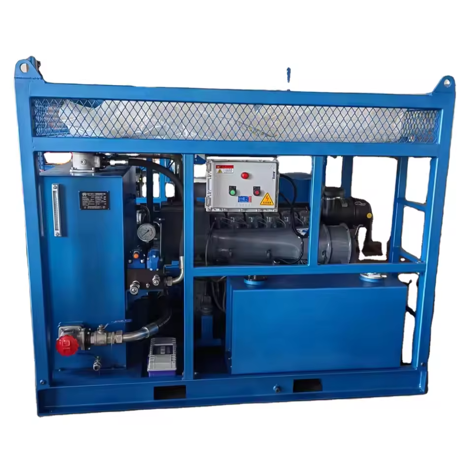 Large Industrial Hydraulic Power Unit with Three 75kW Motors and 3500L Oil Tank for Continuous Production Lines - Image 4