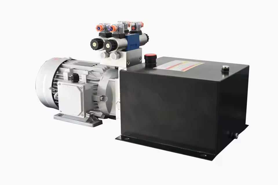 AC Hydraulic Power Unit Customized for Voltage, Flow Rate, Tank Capacity and Functions - Image 4