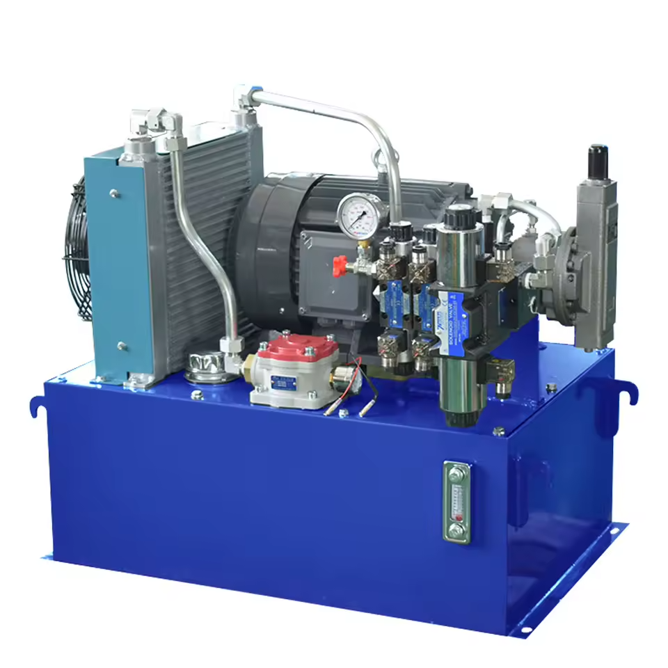 55kW Hydraulic Power Unit with 800L Steel Tank and Independent Cooling System for Large Presses - Image 4