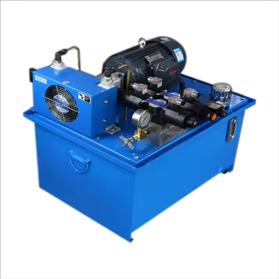 15kW Industrial Hydraulic Power Unit with Multi-Way Valve Group and 200L Hydraulic Oil Tank for Press Equipment - Image 4