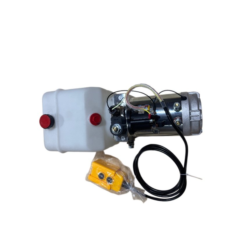 DC 12V 1.6kW Hydraulic Power Unit with 4L Plastic Tank and 4m Hand Control Cable - Image 5