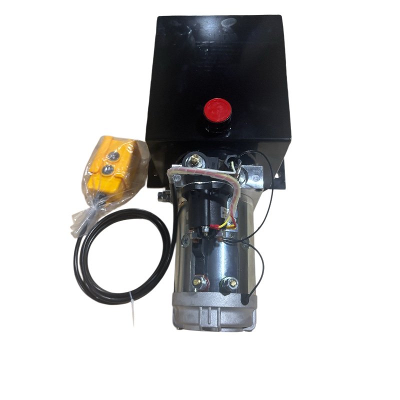 DC Hydraulic Power Unit with 8L Steel Reservoir and 4m Cable Hand Control, Customizable - Image 6