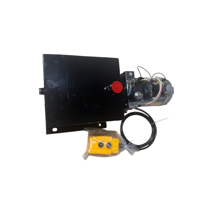 DC Hydraulic Power Unit with 8L Steel Reservoir and 4m Cable Hand Control, Customizable - Image 4