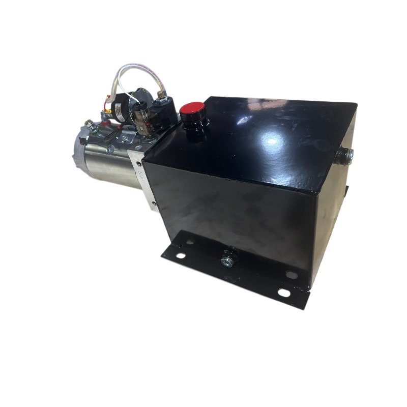DC Hydraulic Power Unit with 8L Steel Reservoir and 4m Cable Hand Control, Customizable - Image 3