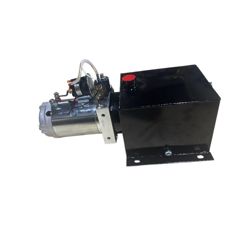 DC Hydraulic Power Unit with 8L Steel Reservoir and 4m Cable Hand Control, Customizable - Image 2
