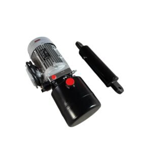 Single Acting Hydraulic Power Unit with AC Motor and Round Steel Oil Tank for Lifting Equipment