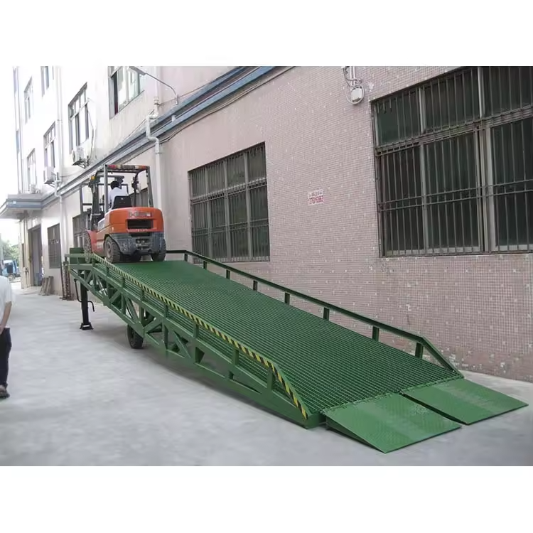 Hydraulic Container Loading Dock Ramp for Forklifts and Trucks - Gambar 5