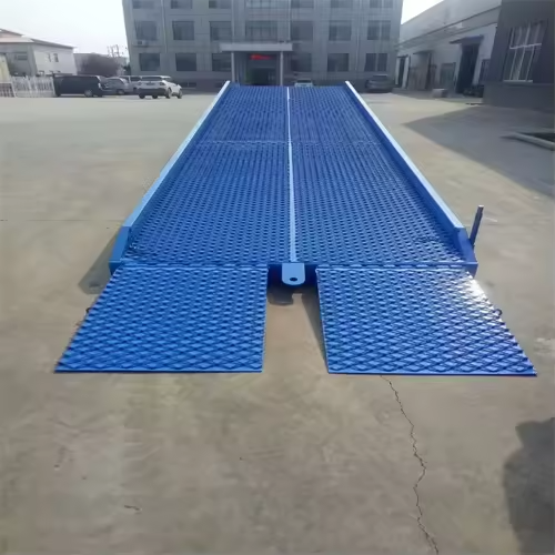 Hydraulic Container Loading Dock Ramp for Forklifts and Trucks - Gambar 3