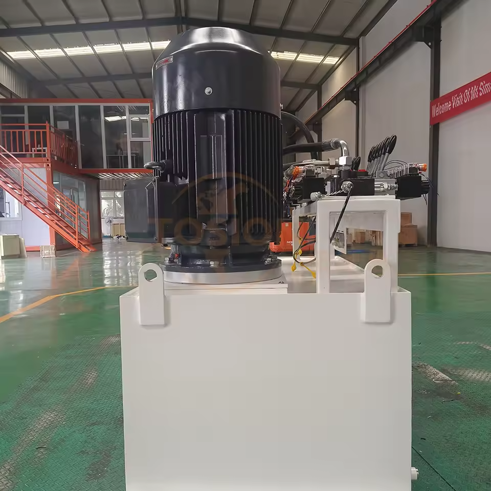 Large Custom Hydraulic System with 75kW Motor, Multi-Circuit Flow Control and 1500L Steel Oil Tank - Hình ảnh 2